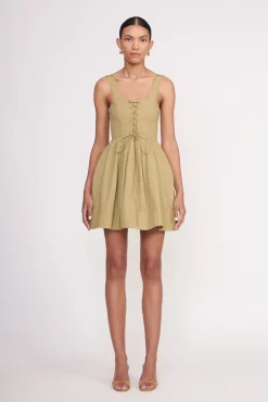 MINI SUTTON DRESS  KHAKI