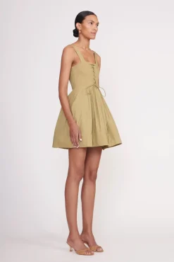 MINI SUTTON DRESS  KHAKI