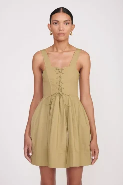 MINI SUTTON DRESS  KHAKI