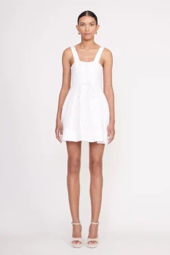 MINI SUTTON DRESS  WHITE