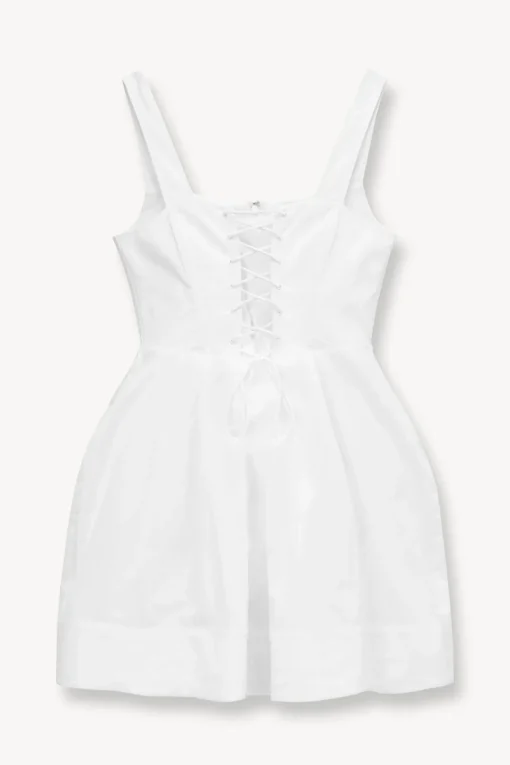 MINI SUTTON DRESS  WHITE
