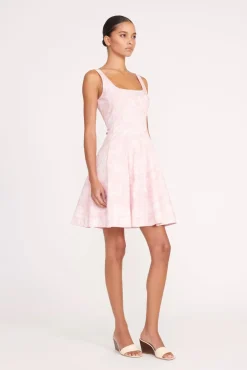 MINI WELLS DRESS  CHERRY BLOSSOM IVORY TOILE