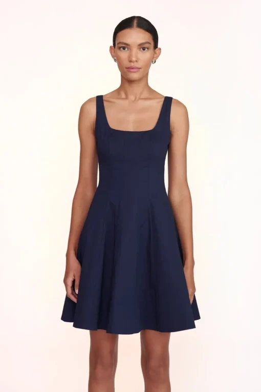 MINI WELLS DRESS  NAVY