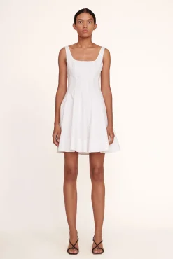 MINI WELLS DRESS  WHITE