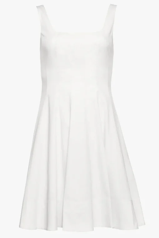 MINI WELLS DRESS  WHITE