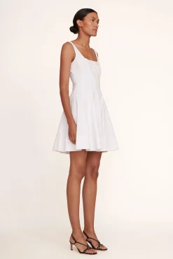 MINI WELLS DRESS  WHITE