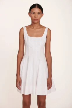 MINI WELLS DRESS  WHITE