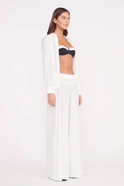 MIRIAM COVERUP TOP  WHITE