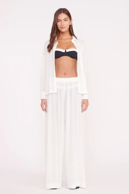 MIRIAM COVERUP TOP  WHITE