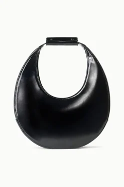 MOON BAG  BLACK POLISHED