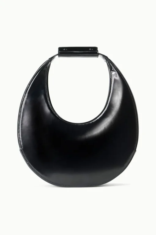 MOON BAG  BLACK POLISHED