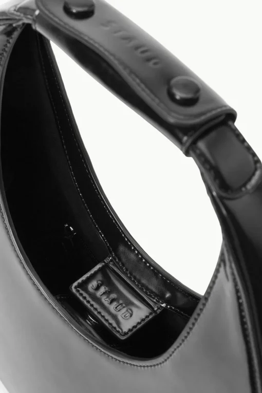 MOON BAG  BLACK POLISHED
