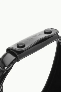 MOON BAG  BLACK POLISHED