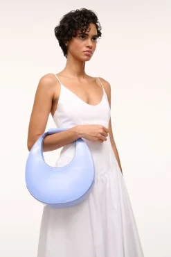 MOON BAG  BLUE HYDRANGEA