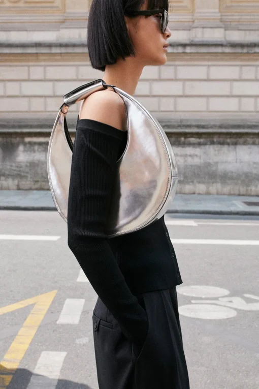 MOON BAG  CHROME
