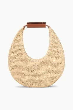 MOON RAFFIA BAG  NATURAL RAFFIA
