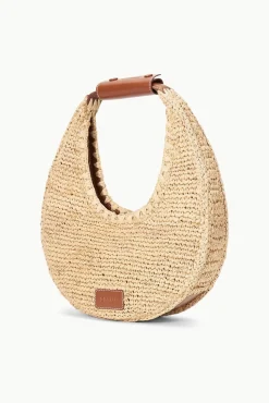 MOON RAFFIA BAG  NATURAL RAFFIA
