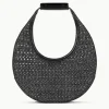 MOON WOVEN BAG  BLACK