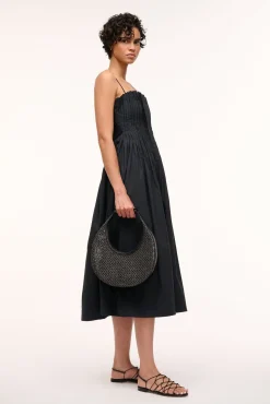 MOON WOVEN BAG  BLACK