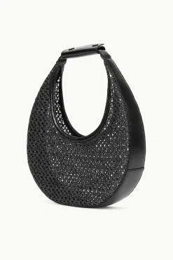 MOON WOVEN BAG  BLACK