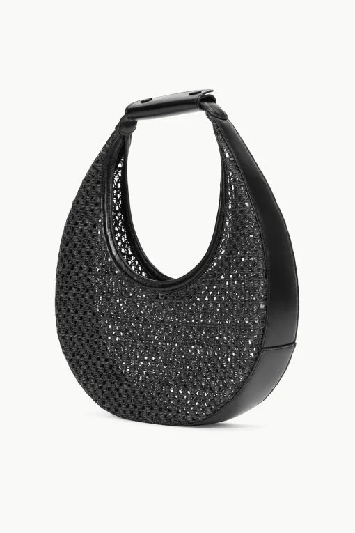 MOON WOVEN BAG  BLACK