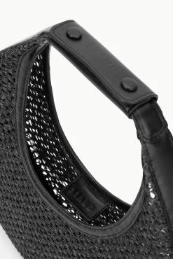 MOON WOVEN BAG  BLACK