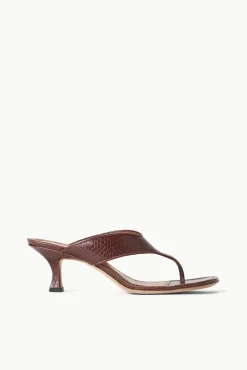 NATALIA THONG SANDAL  MAHOGANY
