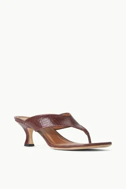 NATALIA THONG SANDAL  MAHOGANY