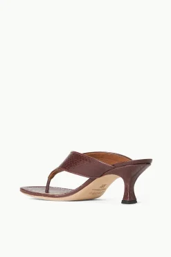 NATALIA THONG SANDAL  MAHOGANY