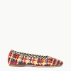 NELL CROCHET BALLERINA  RED ROSE MULTI