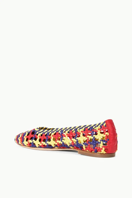 NELL CROCHET BALLERINA  RED ROSE MULTI