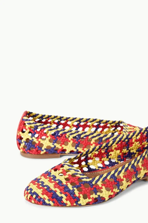 NELL CROCHET BALLERINA  RED ROSE MULTI