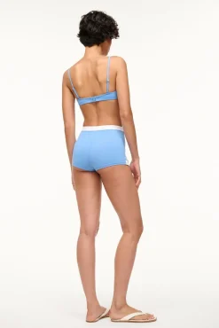 NELL SWIM SKIRT  AZURE WHITE