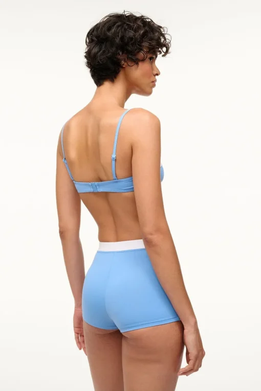 NELL SWIM SKIRT  AZURE WHITE