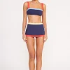 NELL SWIM SKIRT  NAVY COLORBLOCK