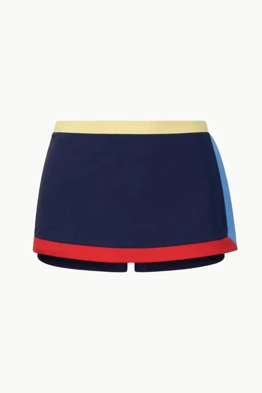 NELL SWIM SKIRT  NAVY COLORBLOCK