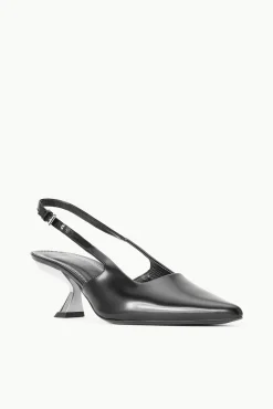 NEVE SLINGBACK HEEL  BLACK METALS