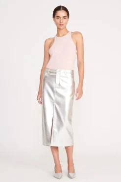 OAKLYN SKIRT  SILVER