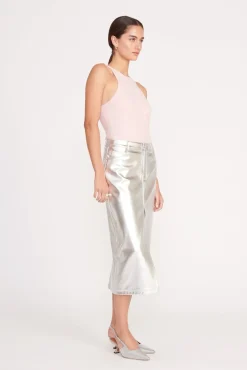 OAKLYN SKIRT  SILVER