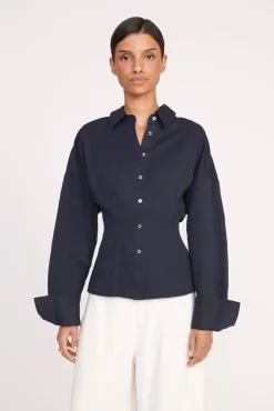 OPHELIA TOP  NAVY