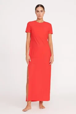 OTTILIE DRESS  RED ROSE