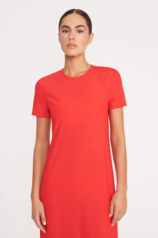 OTTILIE DRESS  RED ROSE