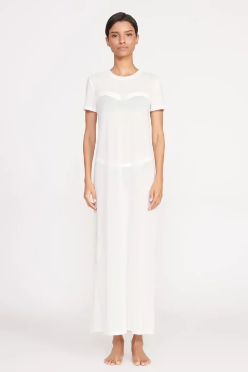 OTTILIE DRESS  WHITE
