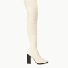 PAZ OVER THE KNEE BOOT  CREAM