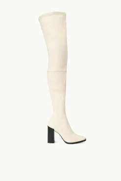 PAZ OVER THE KNEE BOOT  CREAM