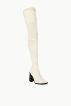 PAZ OVER THE KNEE BOOT  CREAM