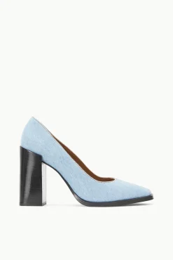 PAZ PUMP  DENIM BLUE
