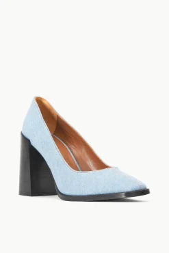 PAZ PUMP  DENIM BLUE
