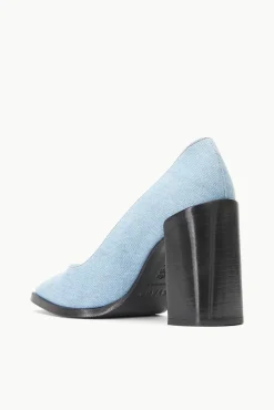 PAZ PUMP  DENIM BLUE