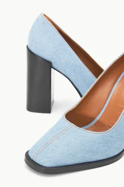 PAZ PUMP  DENIM BLUE